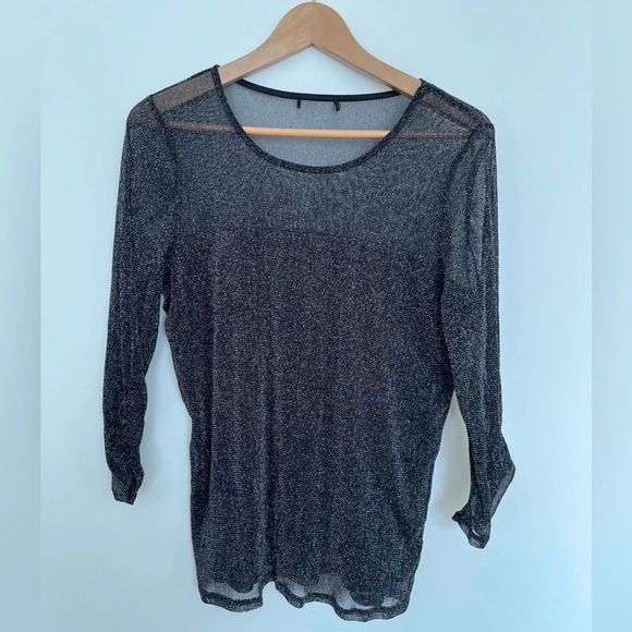 Reitmans gillet mesh with sparkles size med - Picture 4 of 6